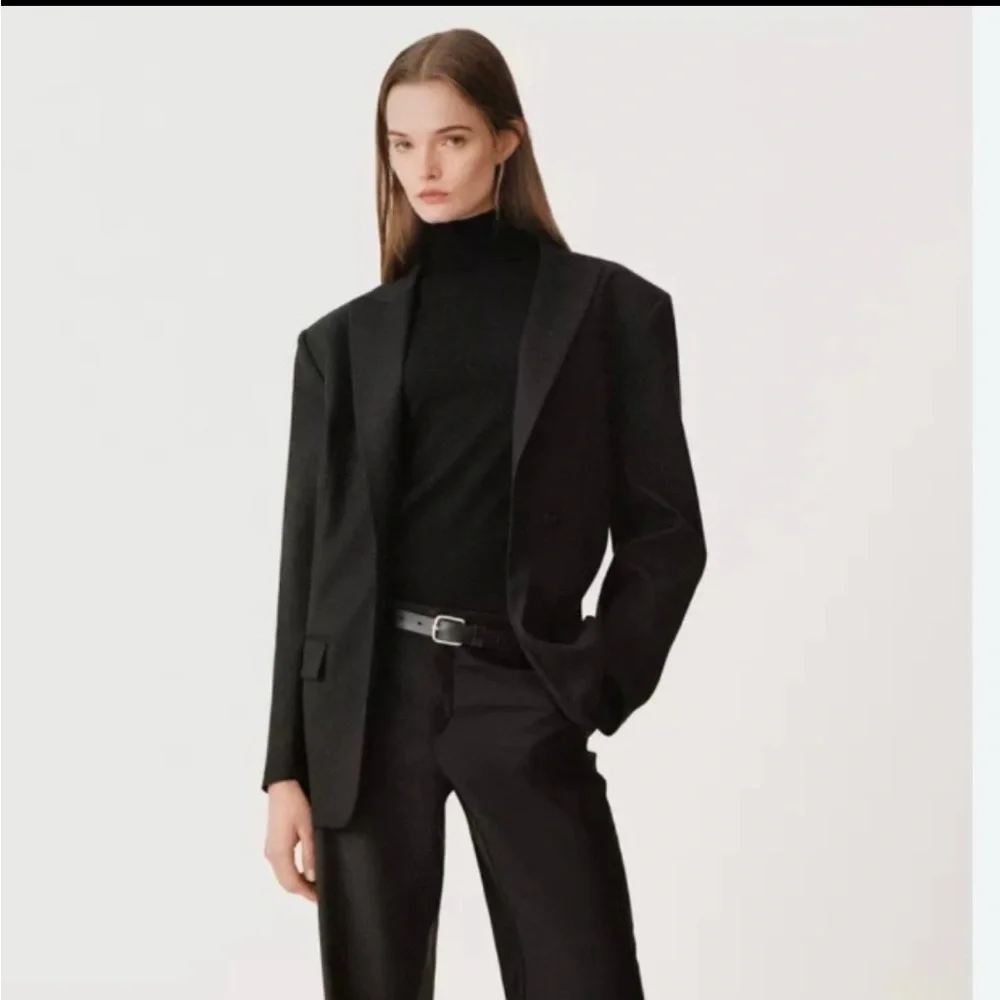 Zara Oversizes Black Blazer Size XS